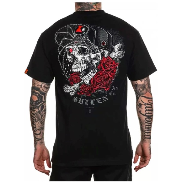 Sullen Men's T-shirt WIDOW MAKER Tattoos Urban Design Premium Quality - Picture 1 of 6